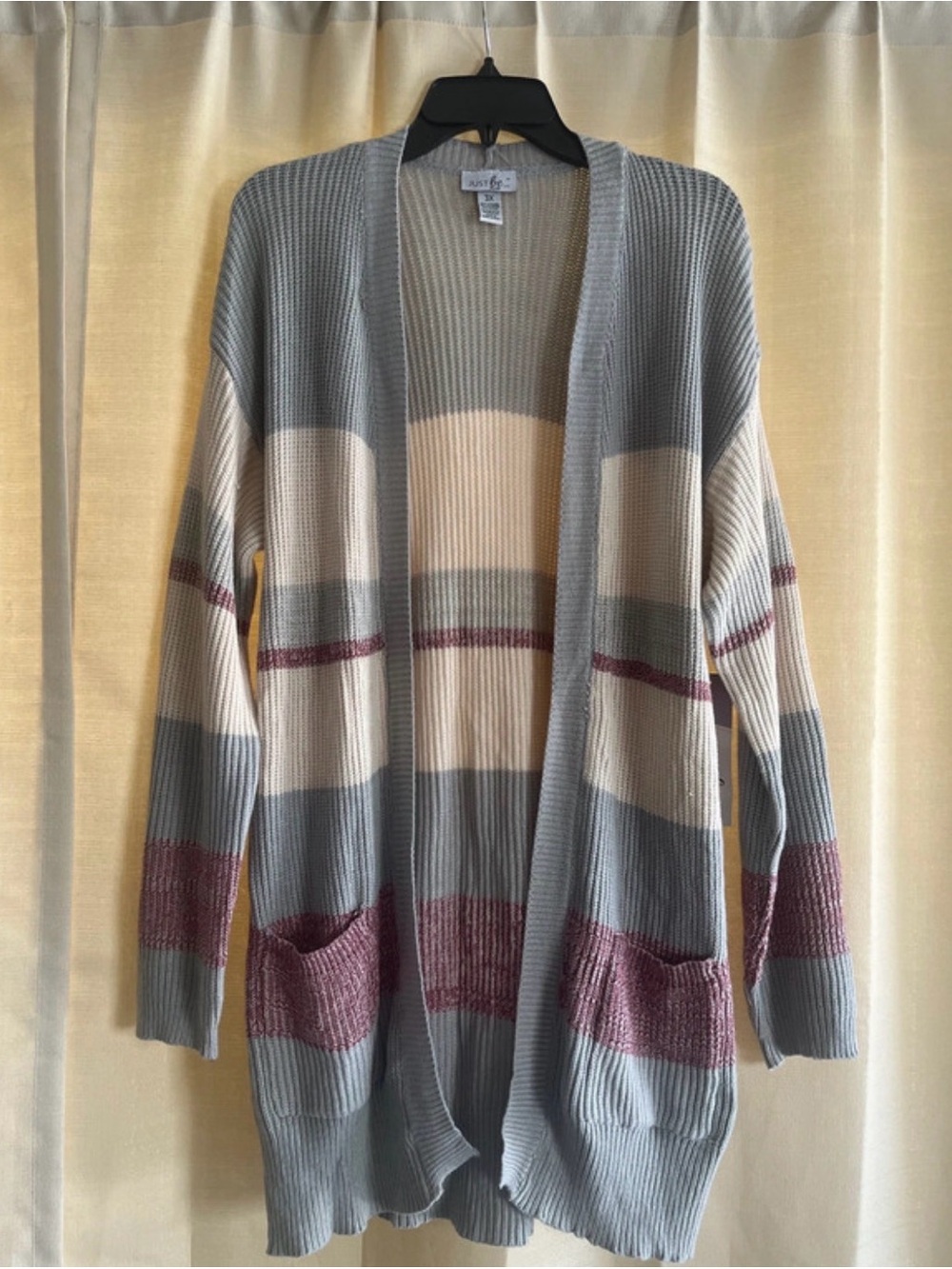 Women’s Open Front Cardigan With Pockets
